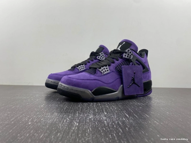 Rep Husky Purple x 4 Scott Suede Jordan Air Travis 0806